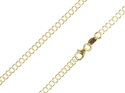14ct Yellow Gold Plated 3.4mm Round Trace Chain 18"/45cm Unhallmarked
