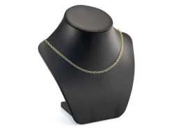 14ct Yellow Gold Plated 3.4mm Round Trace Chain 18