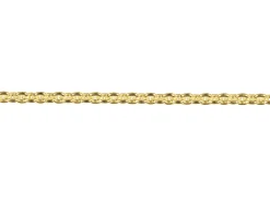 14ct Yellow Gold Plated 1.8mm Tight Round Trace Chain 18