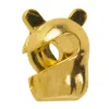 9ct Yellow Gold Revolver Safety Catch, Small