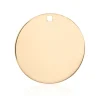 9ct Yellow Gold Round Blank 16mm, 100% Recycled Gold