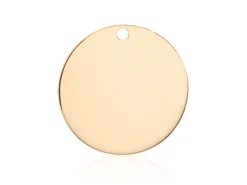 9ct Yellow Gold Round Blank 16mm, 100% Recycled Gold