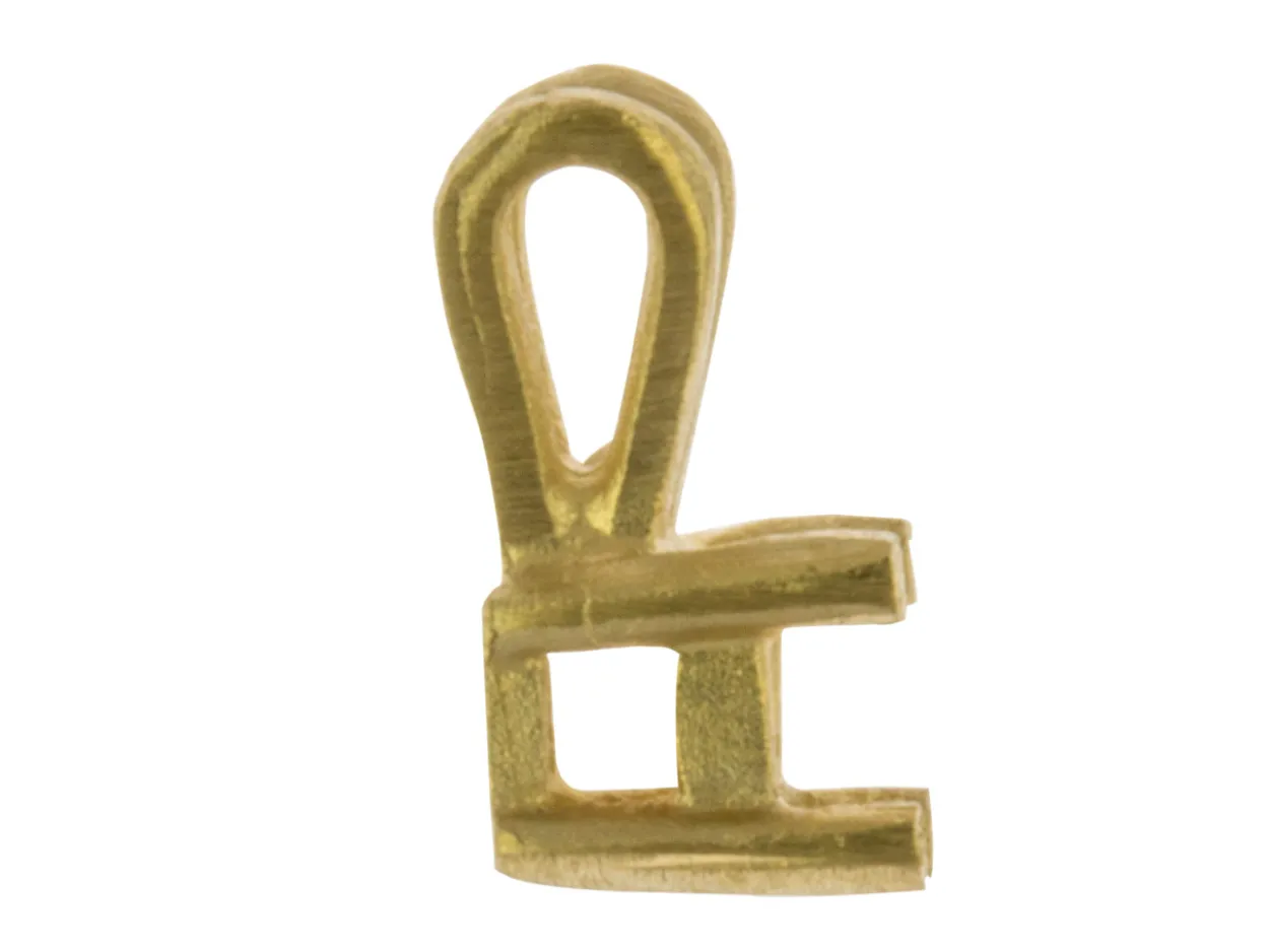9ct Yellow Gold Round Double Gallery 4 Claw Pendant 10pt