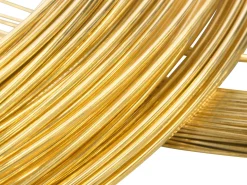 22ct Yellow Gold Round Wire 2.00mm, 100% Recycled Gold