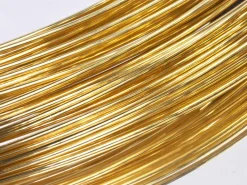 9ct Yellow Gold Round Wire 1.10mm, 100% Recycled Gold