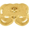 9ct Yellow Gold Scroll Large Pack of 2, 100% Recycled Gold
