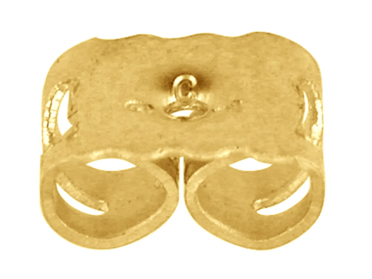 9ct Yellow Gold Scroll Large Pack of 2, 100% Recycled Gold
