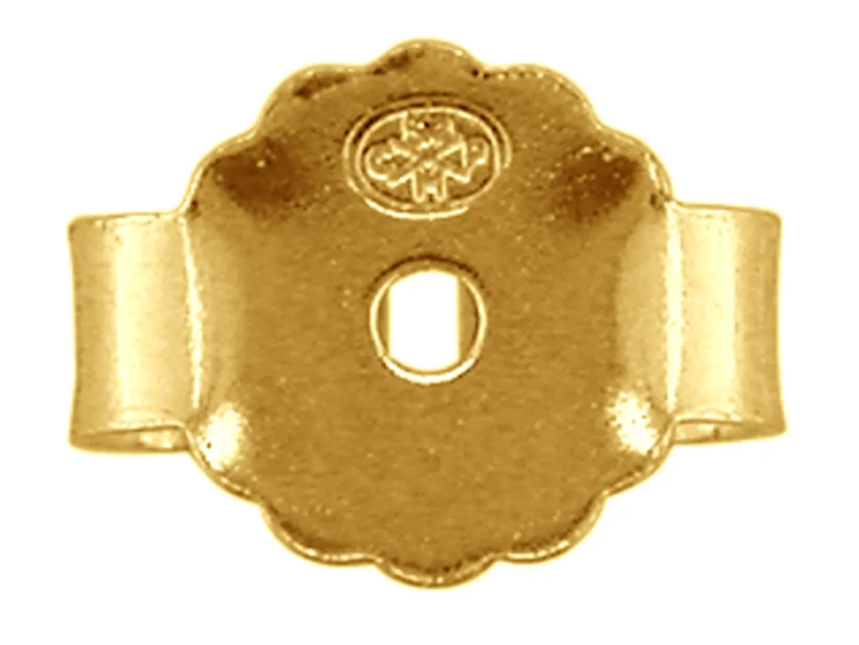 18ct Yellow Gold Scroll Large, 100% Recycled Gold