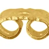 18ct Yellow Gold Scroll Large, 100% Recycled Gold