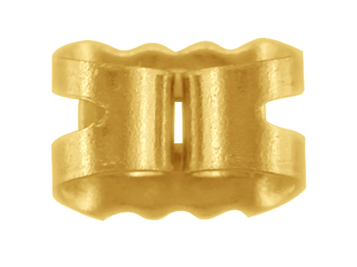 9ct Yellow Gold Scroll Medium Pack of 6, 100% Recycled Gold