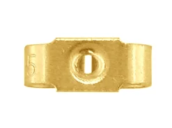 9ct Yellow Gold Scroll Medium Pack of 2, 100% Recycled Gold