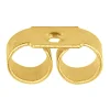 18ct Yellow Gold Scroll Medium, 100% Recycled Gold
