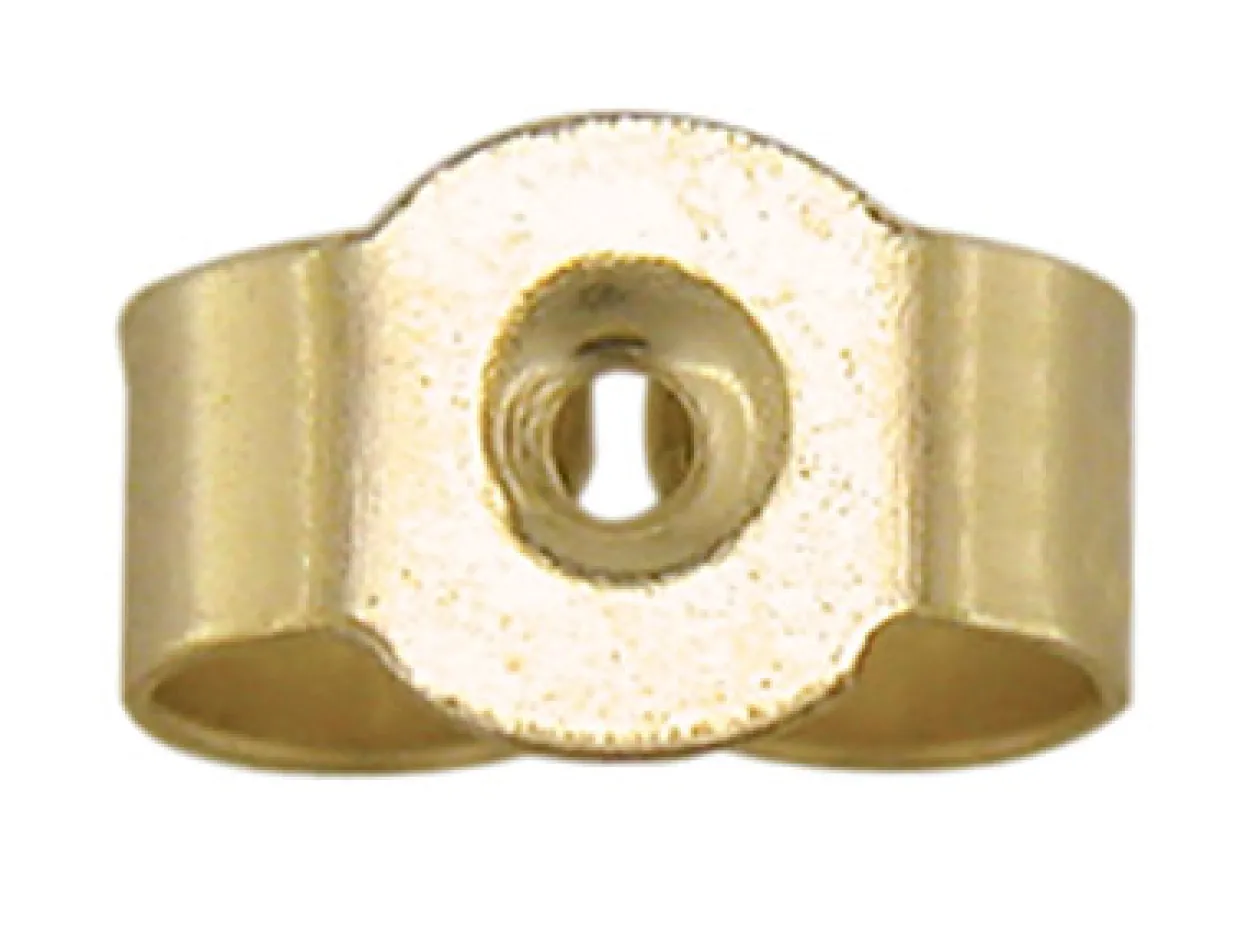 9ct Yellow Gold Scroll Small, Light Weight, Pack of 6, 100% Recycled Gold