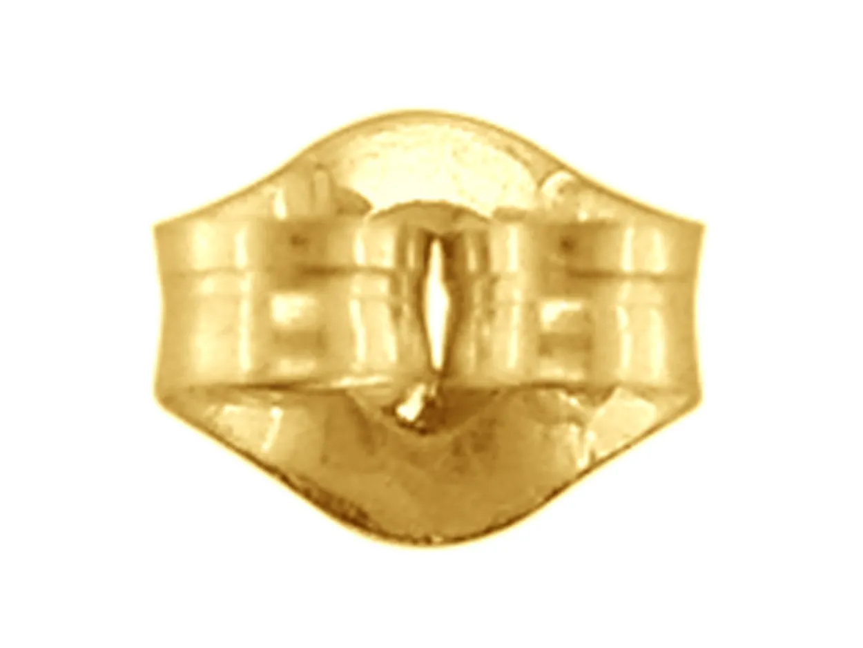 9ct Yellow Gold Scroll Small, Medium Weight, Pack of 6