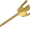 9ct Yellow Gold Series 5 4 Claw Earring Post, 2mm 12pt 100% Recycled Gold