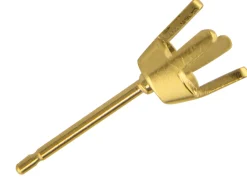 18ct Yellow Gold Series 5 4 Claw Earring Post, 3.8mm 20pt, 100% Recycled Gold
