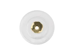 9ct Yellow Gold Silicone Slider Disc Pack of 2