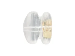 9ct Yellow Gold Silicone Slider Mushroom Pack of 2