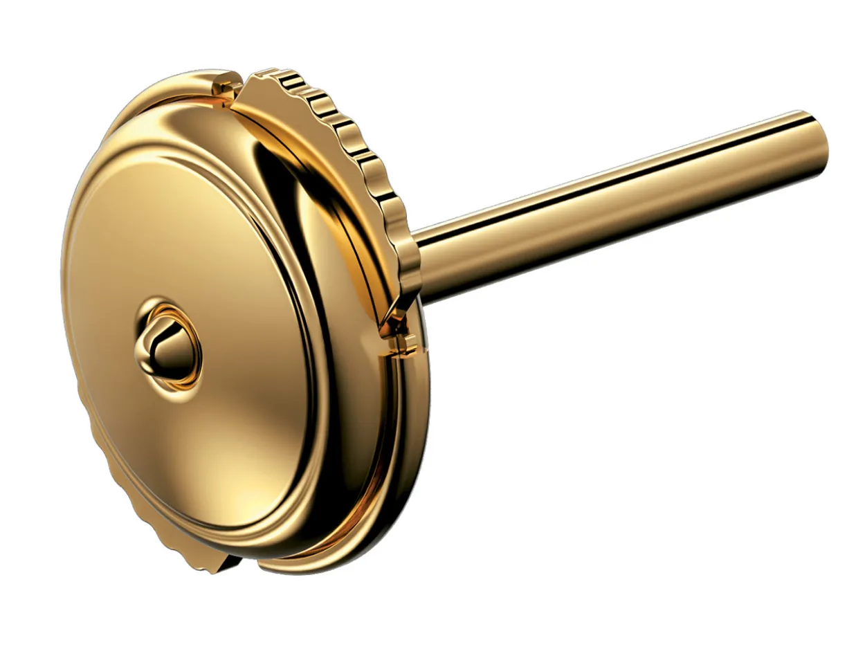 18ct Yellow Gold Smartlock Ear Fitting