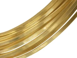 9ct Yellow Gold Square Wire 4.50mm Fully Annealed, 100% Recycled Gold