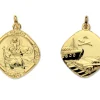 9ct Yellow Gold St. Christopher, Medium Reversible Hallmarked