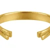 9ct Yellow Gold 3 Stone Ring Shank Size M