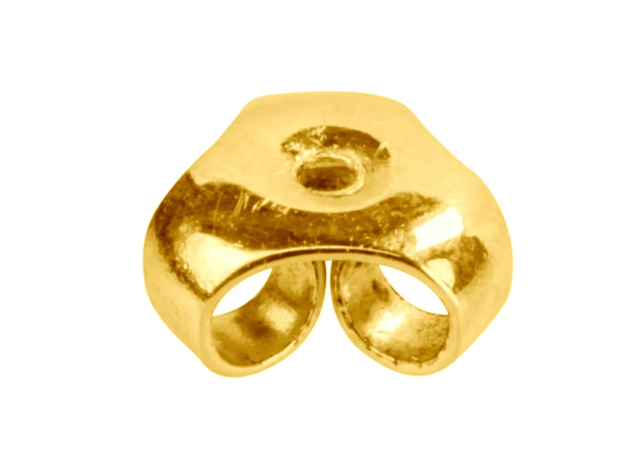 9ct Yellow Gold Support Scroll 5mm Triangular Pack of 2