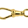 18ct Yellow Gold Swivel Open Ring 19mm