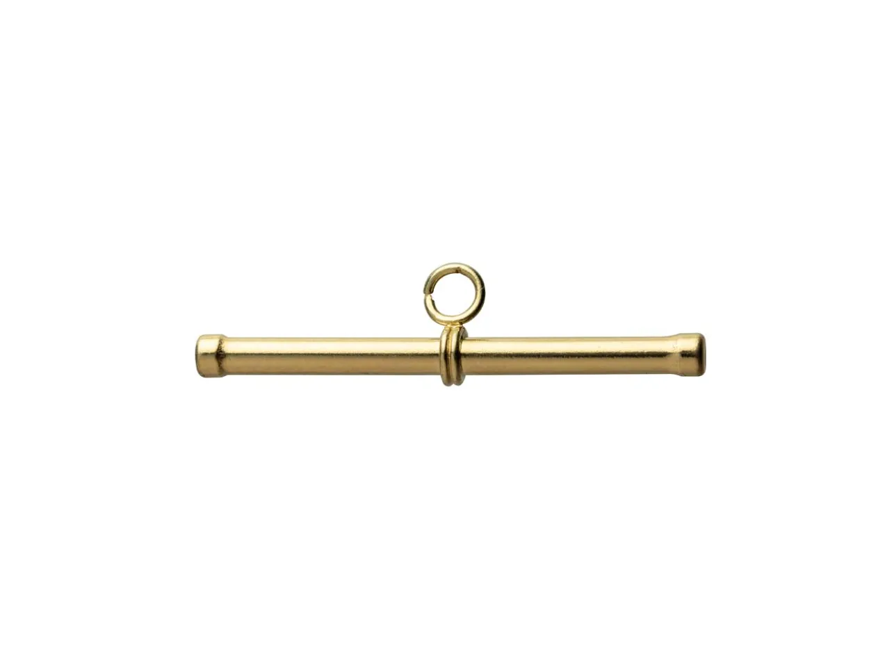 9ct Yellow Gold T-bar 24mm X 1.8mm