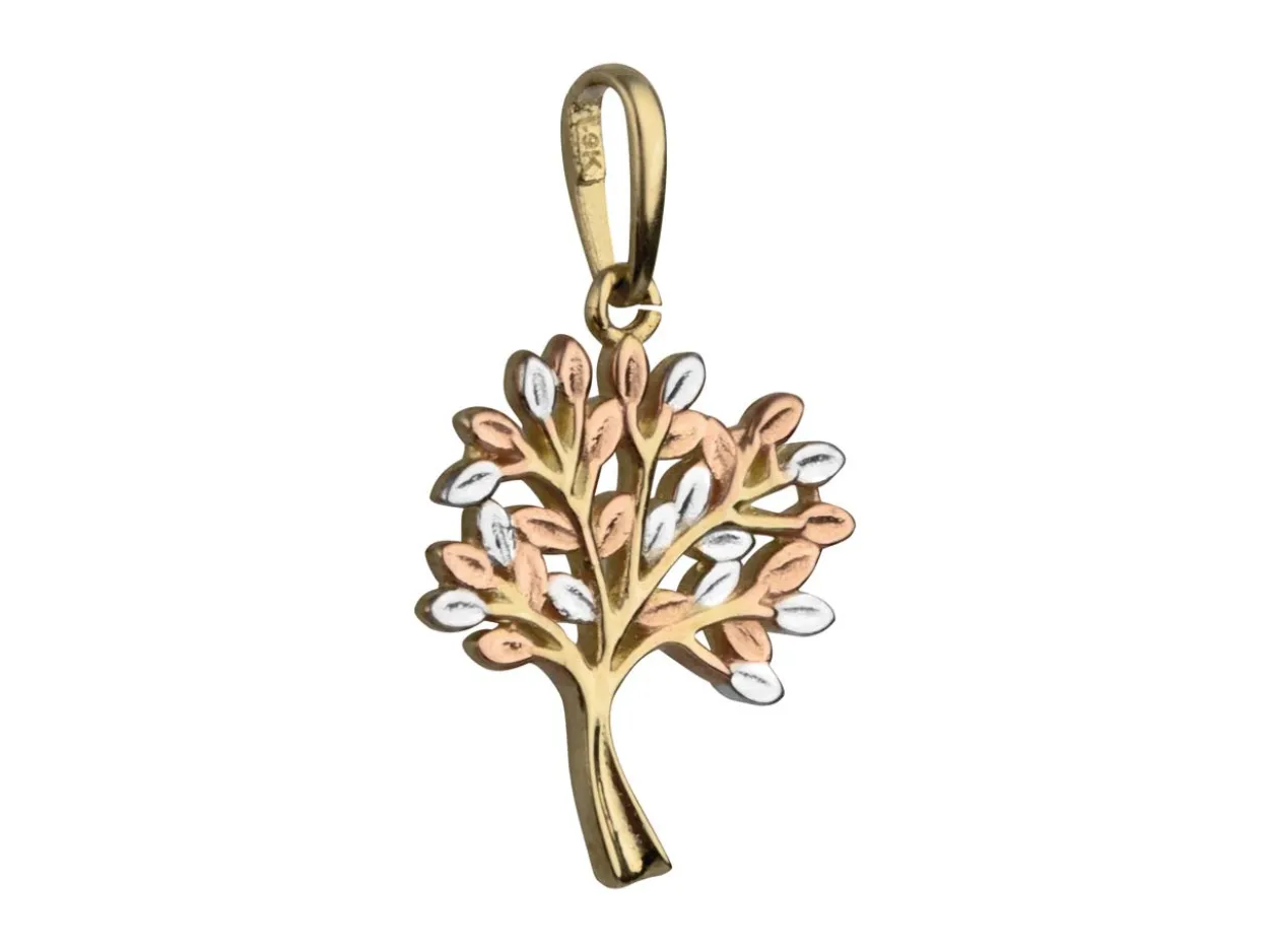 9ct Yellow Gold Tree Of Life Pendant