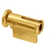 18ct Yellow Gold Tube Brooch Catch 6.5mm Top Opening