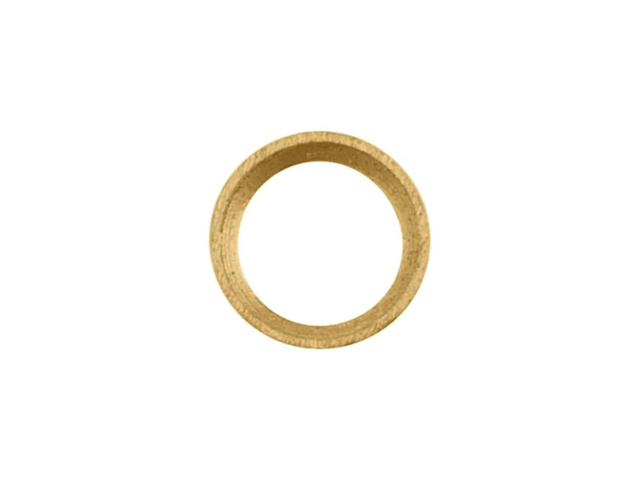 9ct Yellow Gold Tube Setting 5.0mm Semi Finished Cast Collet, 100% Recycled Gold