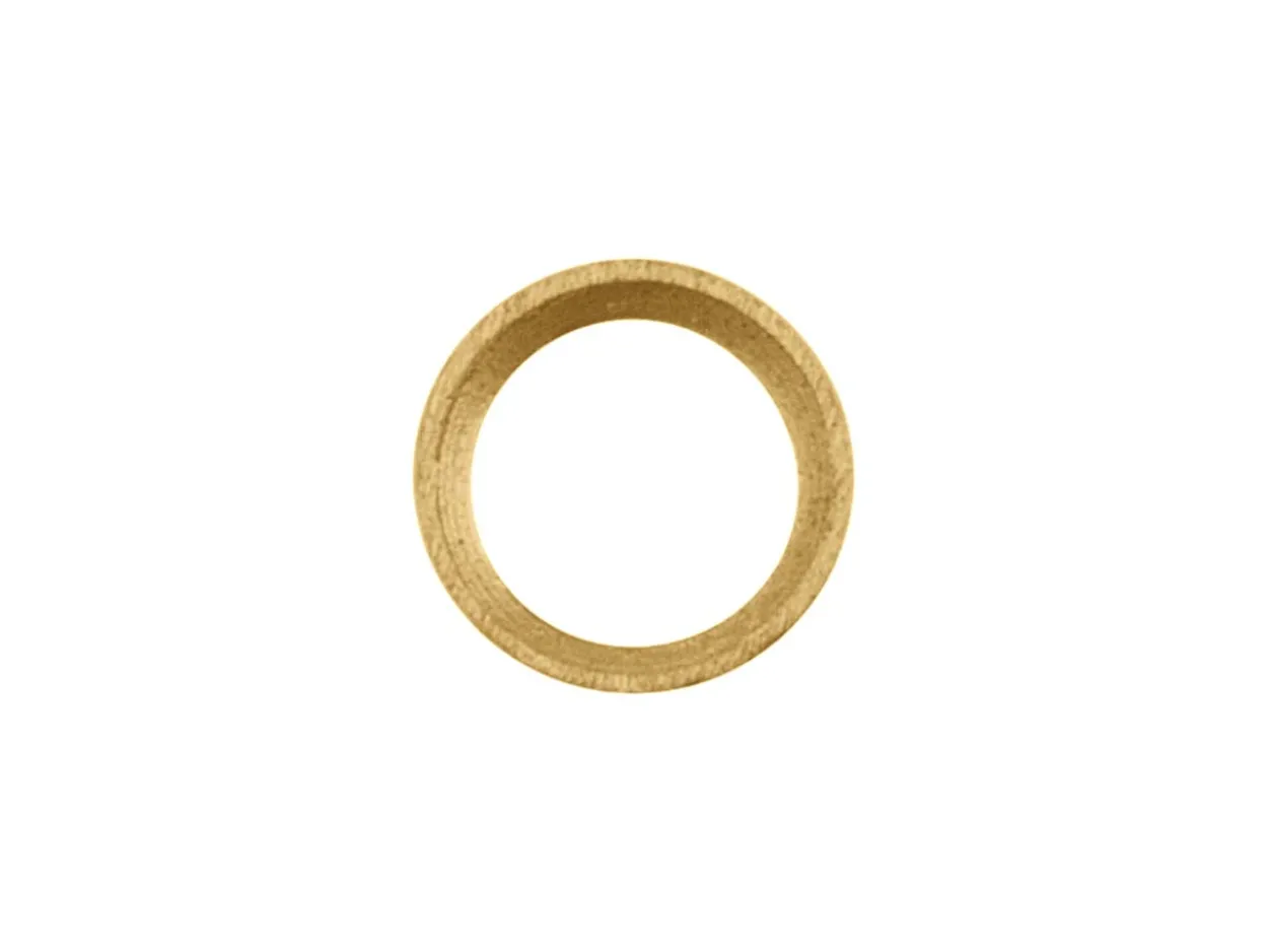 9ct Yellow Gold Tube Setting 4.6mm Semi Finished Cast Collet, 100% Recycled Gold