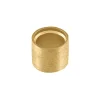 9ct Yellow Gold Tube Setting 6.8mm Semi Finished Cast Collet, 100% Recycled Gold