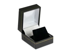 9ct Yellow Gold Valentine's Day Heart Outline Stud Earrings Gift Set