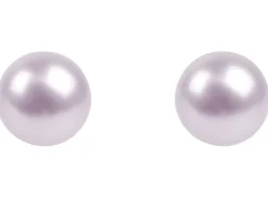 Cultured Pearl Pair Full Round Half Drilled 5-5.5mm Pink Freshwater