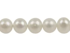 Cultured Pearls, 4-4.5mm, Natural White, Potato Round, 16"/40cm