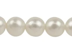 Cultured Pearls, 5-5.5mm, Natural White, Potato Round, 16"/40cm
