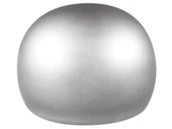 Cultured Pearls Pair Button Half Drilled 5.5-6mm, Silver Grey, Freshwater