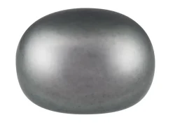 Cultured Pearls Pair Button Half Drilled 5.5-6mm, Peacock Grey, Freshwater