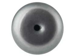 Cultured Pearls Pair Button Half Drilled 5.5-6mm, Peacock Grey, Freshwater