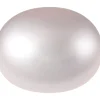 Cultured Pearls Pair Button Half Drilled 5.5-6mm, Pink, Freshwater