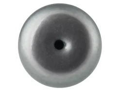 Cultured Pearls Pair Button Half Drilled 9-9.5mm, Peacock Grey, Freshwater