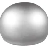 Cultured Pearls Pair Button Half Drilled 9-9.5mm, Silver Grey, Freshwater