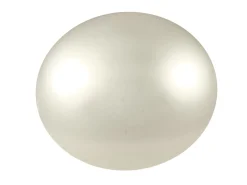 Cultured Pearls Pair Teardrop Half Drilled 8x9mm, White, Freshwater