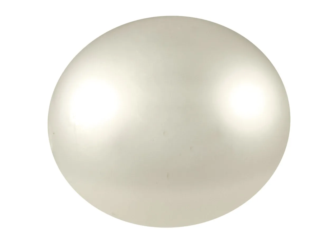 Cultured Pearls Pair Teardrop Half Drilled 8x9mm, White, Freshwater