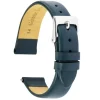Dark Blue Genuine Calf Leather Watch Strap, 14mm