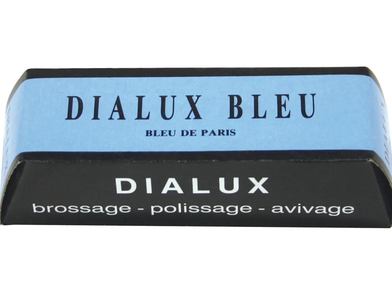Dialux Blue/bleu General-purpose Polishing Compound For Non-ferrous Metals, 100g Bar