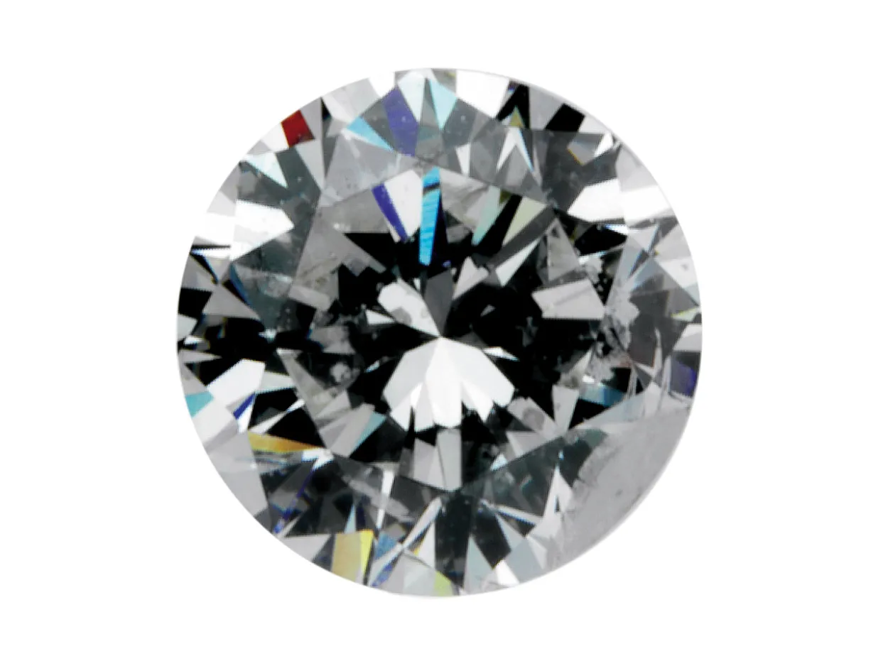 Diamond, Round, H/SI, 25pt/4mm