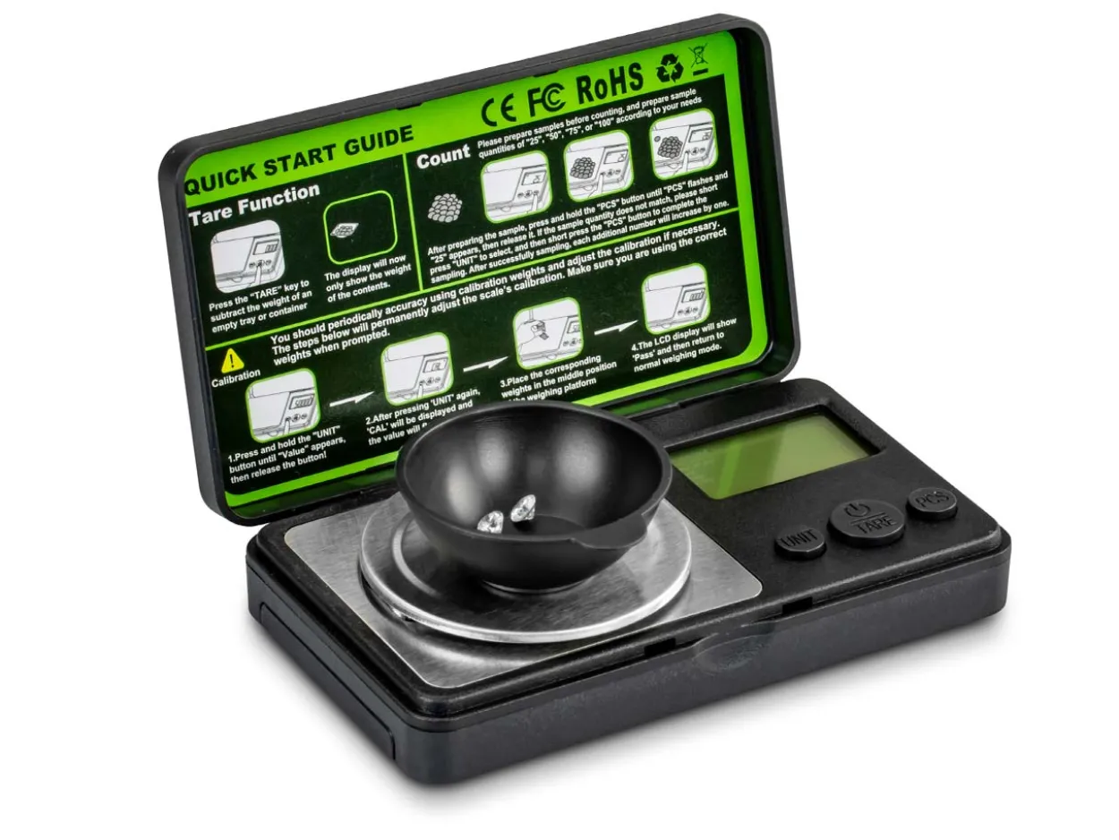 Digital Pocket Carat And Grams Scale